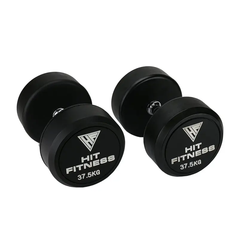 Hit Fitness Round Rubber Dumbbells | 37.5kg
