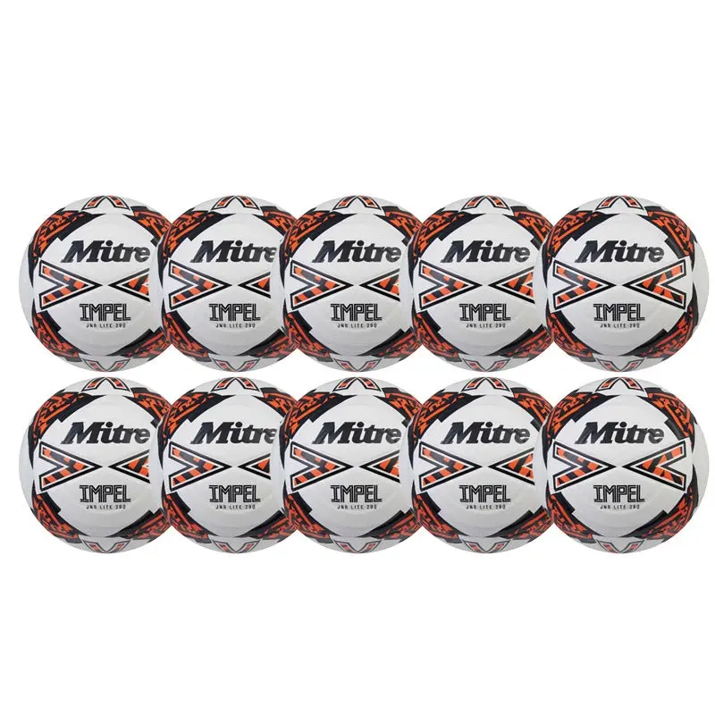 Mitre Junior Lite 290g Match Football | 10 Pack