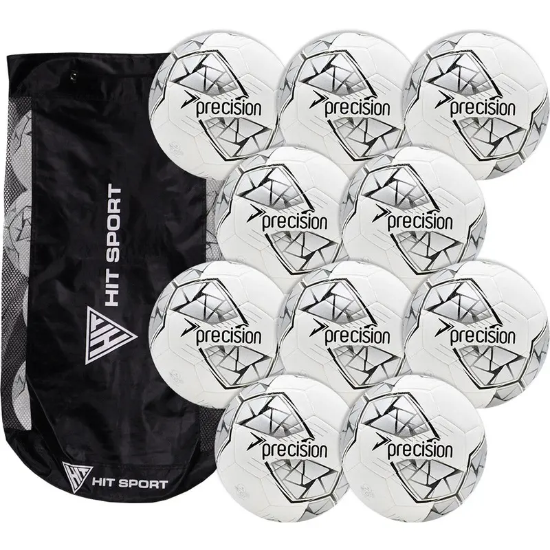 Precision Fusion FIFA Basic Training Football | 10 Pack + Bag