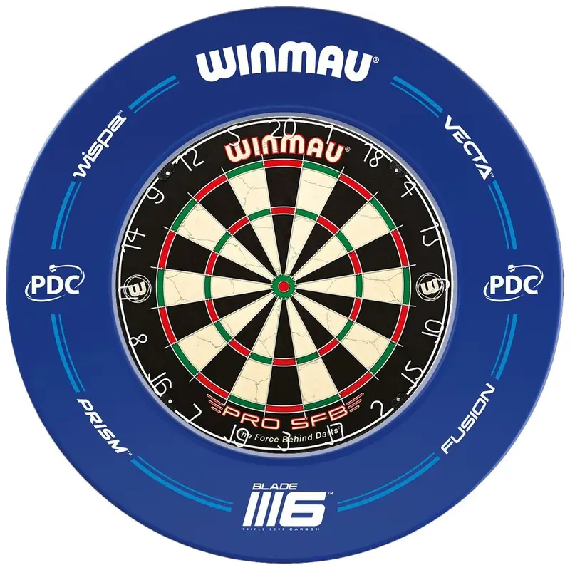 Winmau PDC Dartboard Surround | Black or Blue Options