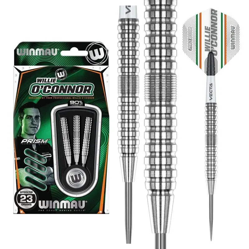 Winmau Willie O'Connor Steel Tip Darts | 23g