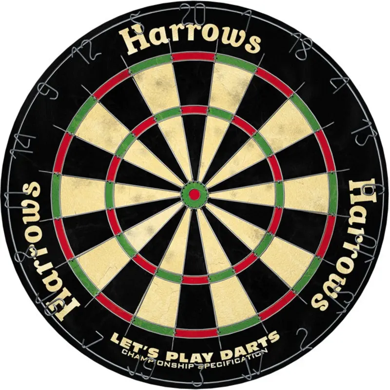 Harrows Lets Play Darts Bristle Dartboard