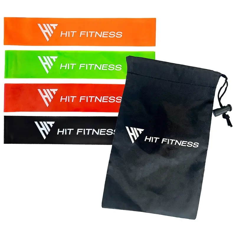 Hit Fitness Resistance Band Pack (Light - Extra Heavy)