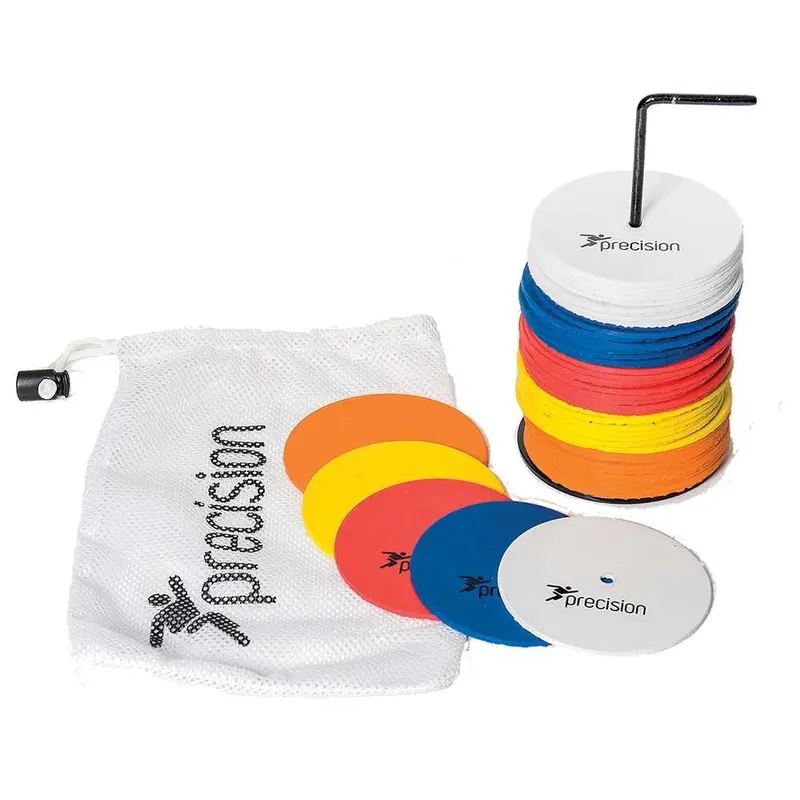 Precision Training Mini Rubber Marker Discs | (50 Pack)
