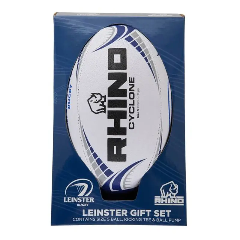 Leinster Rugby Gift Set | Ball, Pump, Kicking Tee