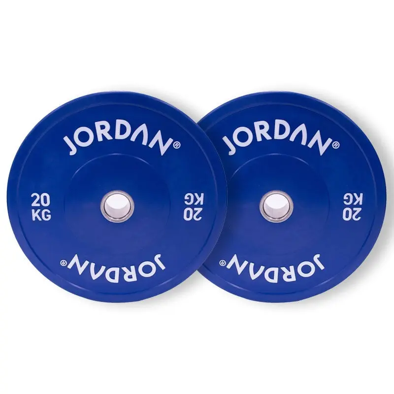 Jordan Fitness Coloured Bumper Plates 20kg | Bundle