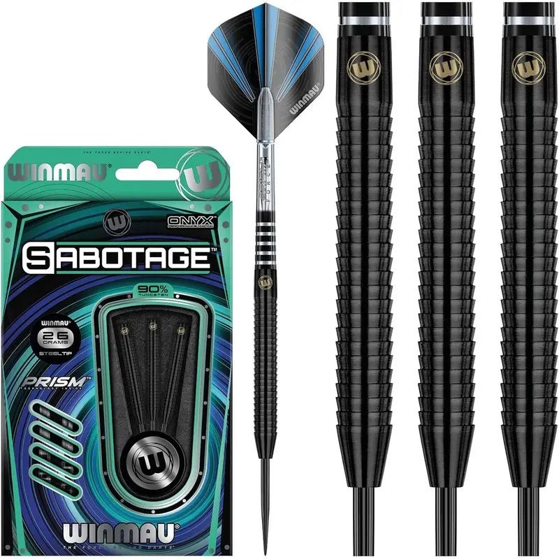 Winmau Sabotage Darts | 90% Tungsten