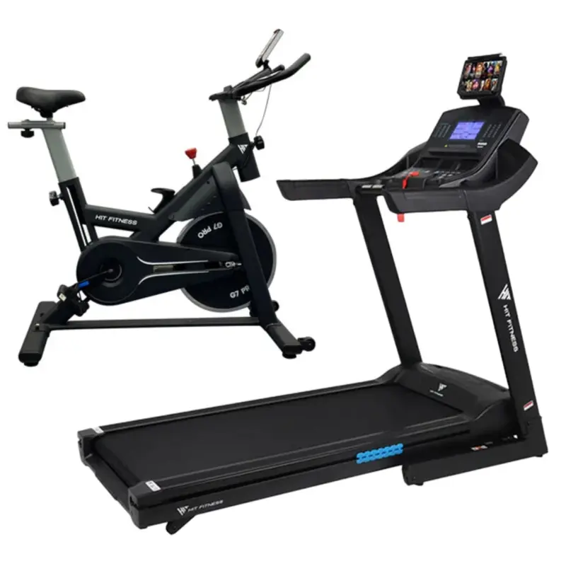 Hit Fitness H5 Treadmill and G7 Pro Exercise Bike | Bundle