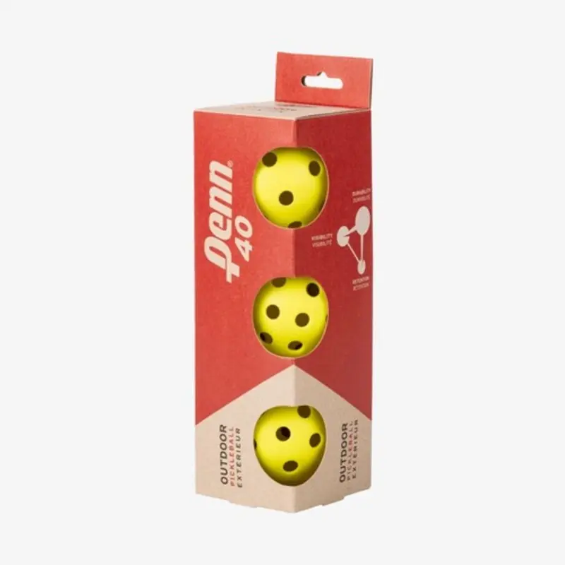 Penn 40 Outdoor Pickleball Ball | 3 Pack