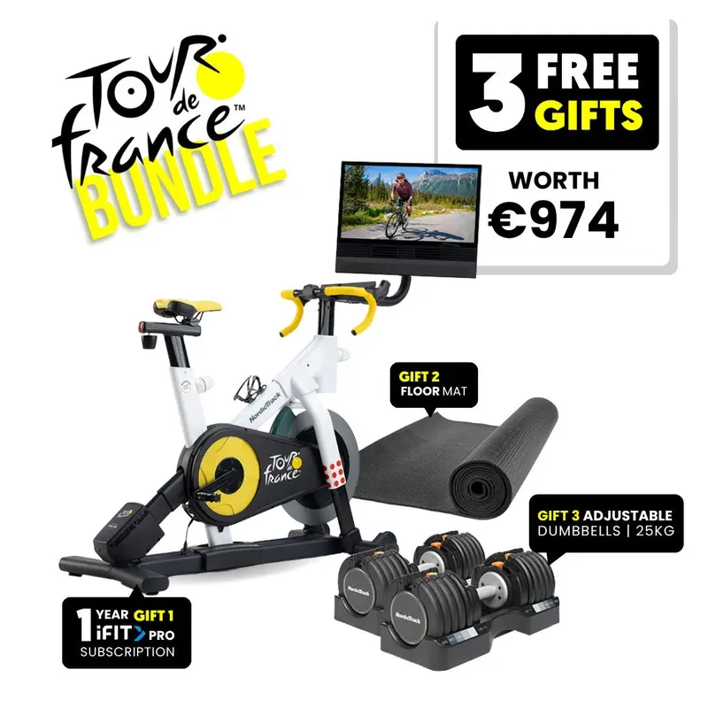 NordicTrack Tour de France Indoor Bike | Bundle