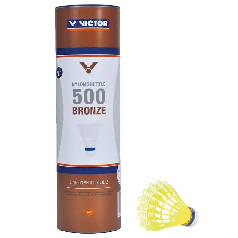 Victor Shuttle 500 Nylon Shuttlecocks | 6 Pack