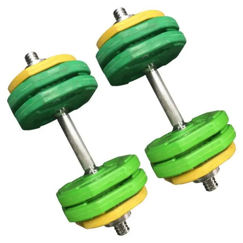30kg Muscle Motion Rubber Coloured Adjustable Standard Dumbbell Set