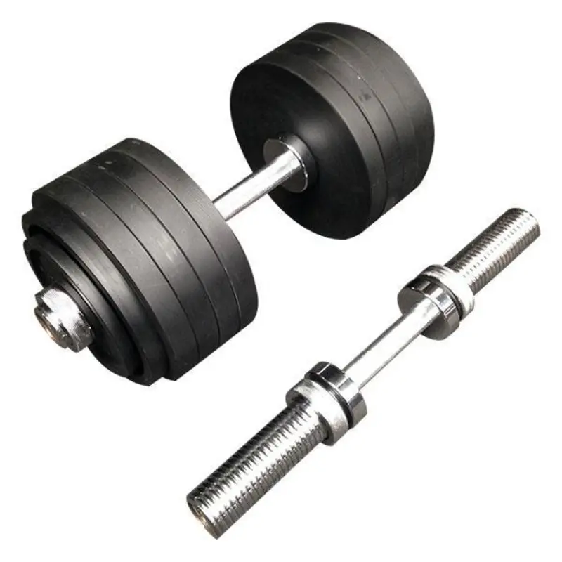 Muscle Motion Cast Iron Adjustable Olympic Dumbbell Set 107kg