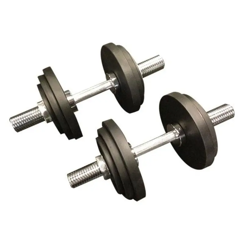 Muscle Motion Cast Iron Adjustable Olympic Dumbbell Set 47kg