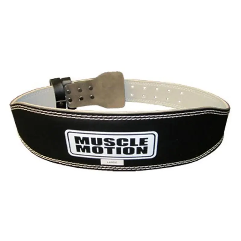 Muscle Motion Leather Weight Lifting Belt