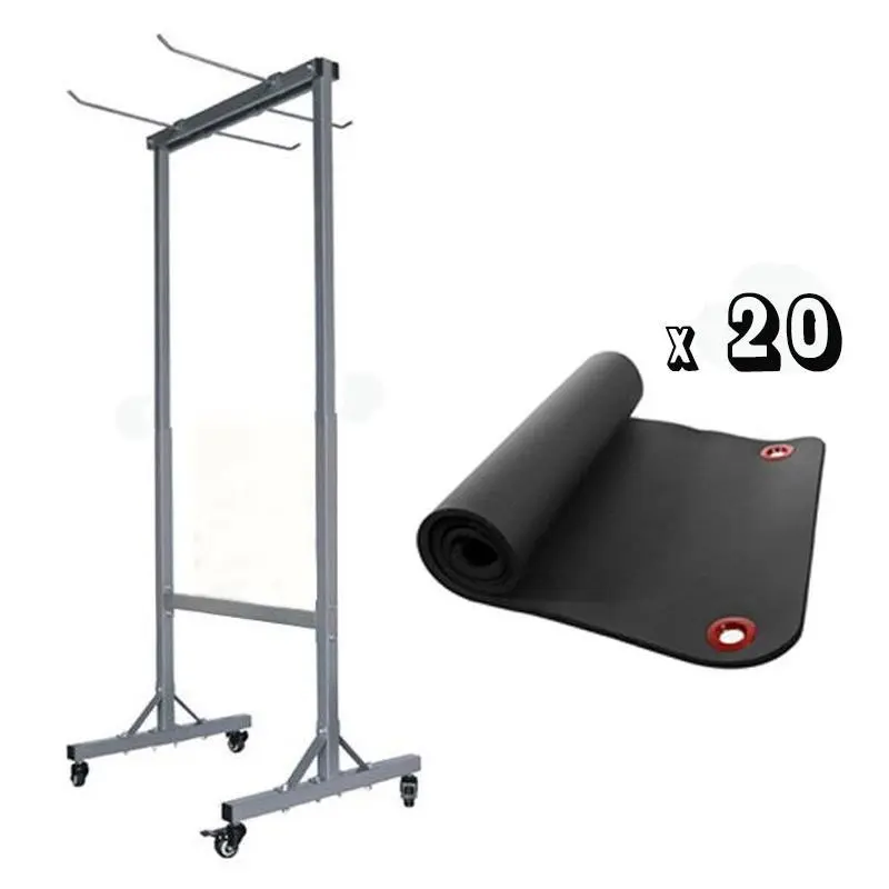 Muscle Motion Storage Rack with 20x Hanging Mats