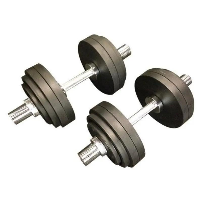 Muscle Motion Cast Iron Adjustable Olympic Dumbbell Set 72kg