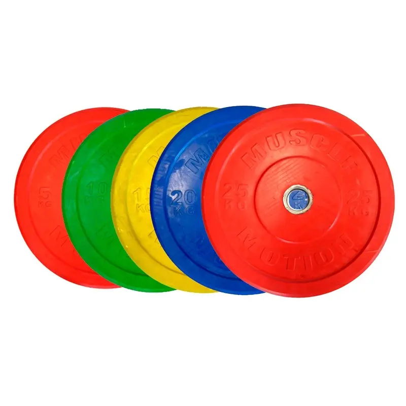 Muscle Motion Pro Club Colour Bumper Plates (Pair)