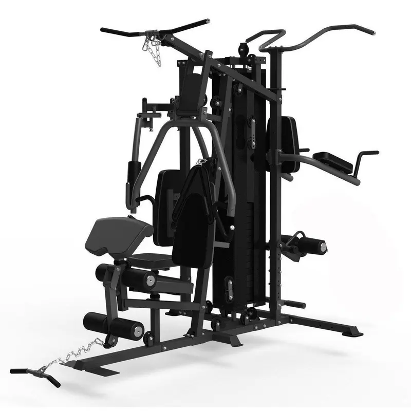 Muscle Motion Light Commercial 3 Station Home Gym + Pec Dec + VKR + Bench MSG1000ACDE