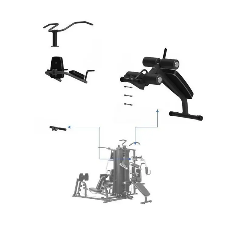 Muscle Motion MSG1000DE - Power Tower and Bench Attachment