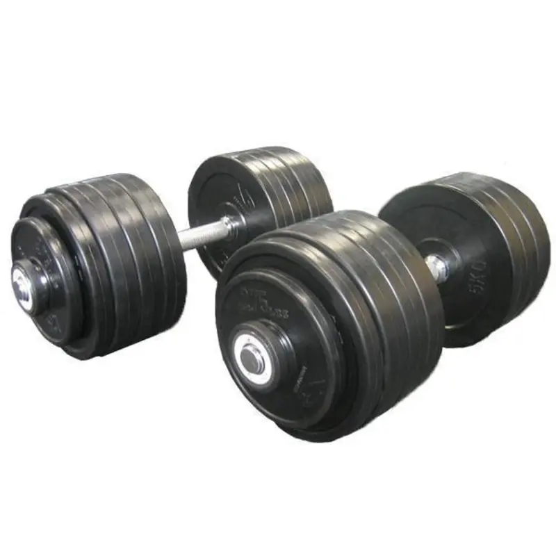 Muscle Motion Adjustable Rubber Coated Dumbbells 20/30/40/50/60/80kg set