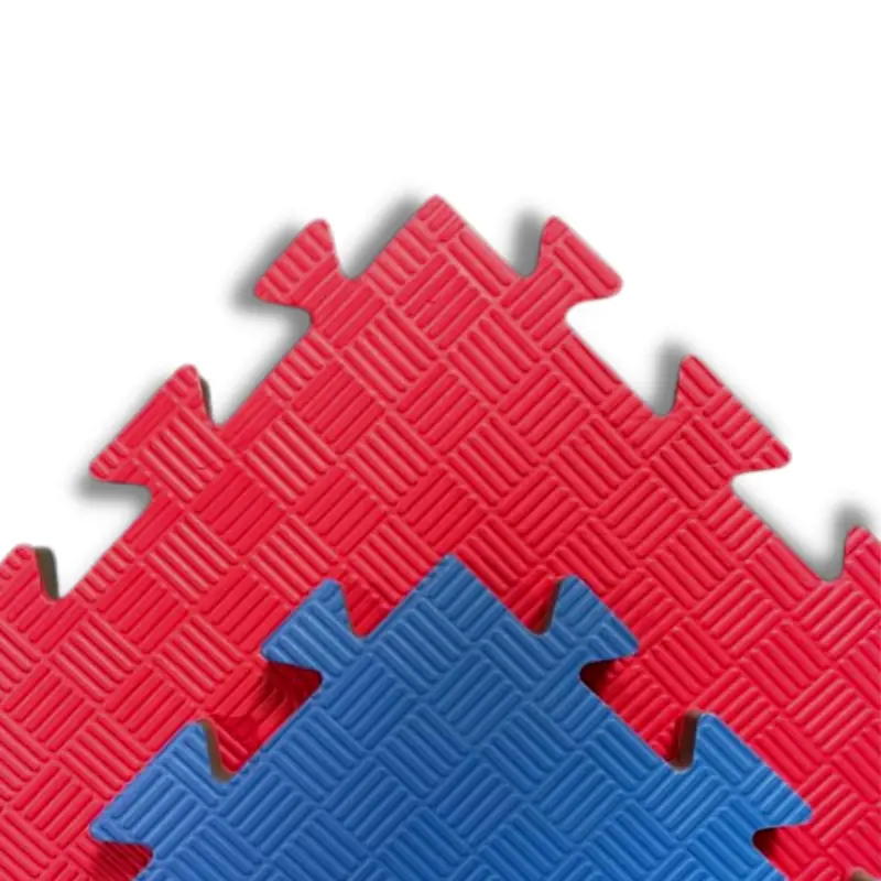 Muscle Motion Jigsaw Interlocking Floor Mats 2cm Red Blue
