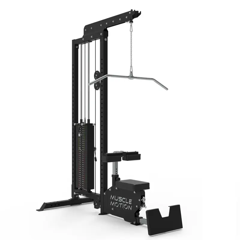 Muscle Motion LPLR1001 Commercial Lat Pulldown Low Row Machine