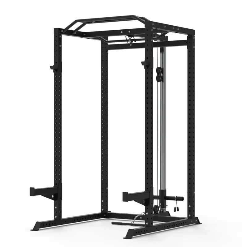 Muscle Motion Valor Power Rack with High Low Pulley