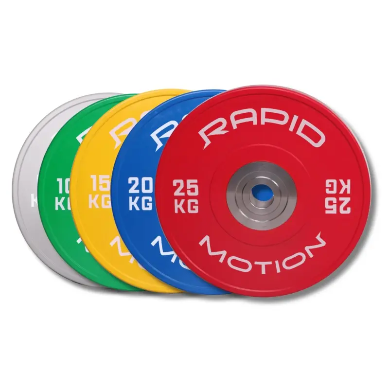 Rapid Motion Olympic Colour Bumper Plates Package 70/100/150kg set
