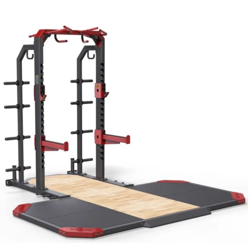 RMC Commercial Elite Half Rack + Weight Lifting Platform - VOLTZ Series