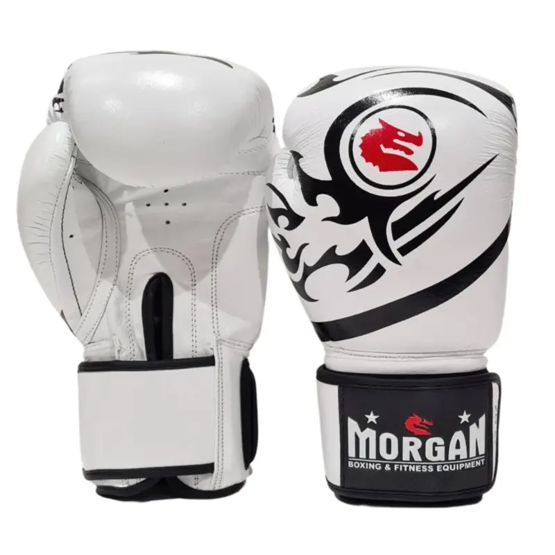 Morgan Elite Boxing & Muay Thai Leather Gloves (8-12-16OZ)