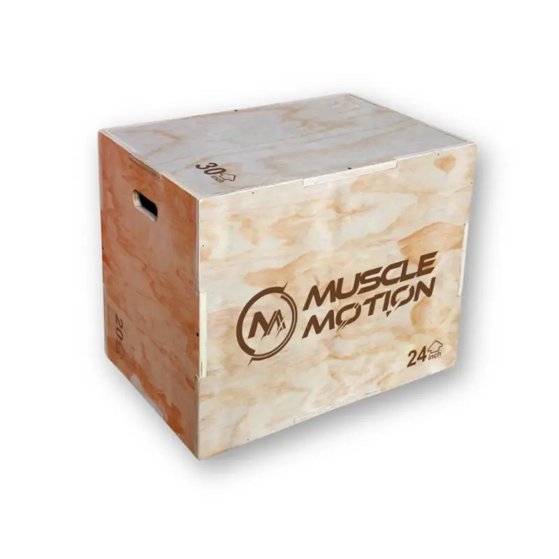 Muscle Motion 3 in 1 Wooden Plyometric Box