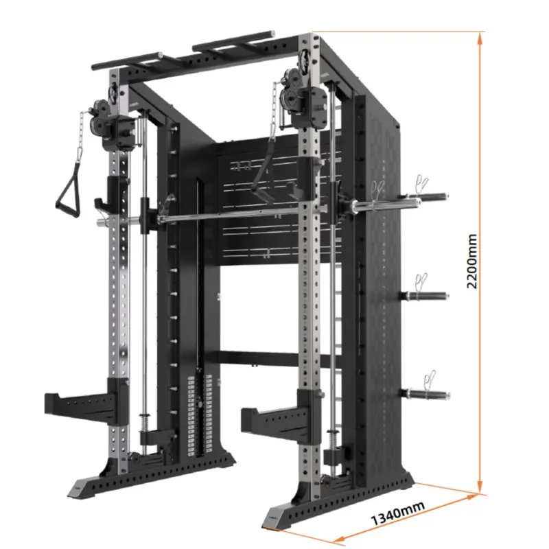 RMC GRAVIX Commercial RM7 Power Rack + Smith Machine Functional Trainer