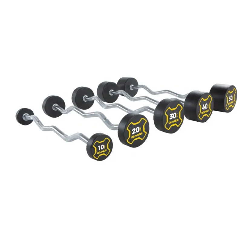 OEMMEBI CPU Prostyle Fixed Curl Barbell Set 10kg-50kg
