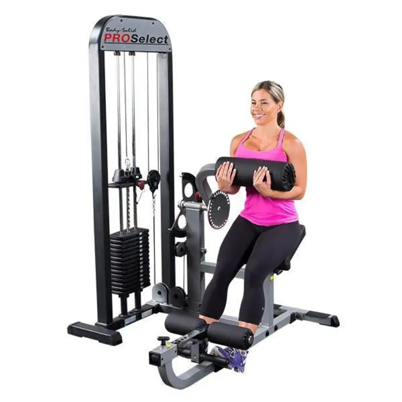 Body-Solid Pro Select Ab and Back Machine with 310 lb. Selectorized Weight Stack
