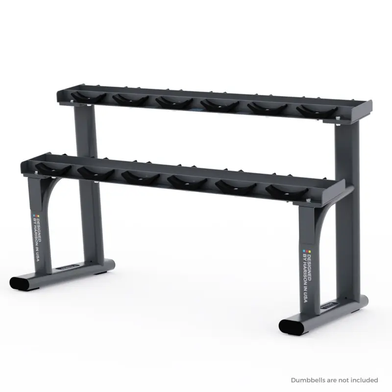 Harison HR-326 2-Tier Dumbbell Rack - 6 Pairs