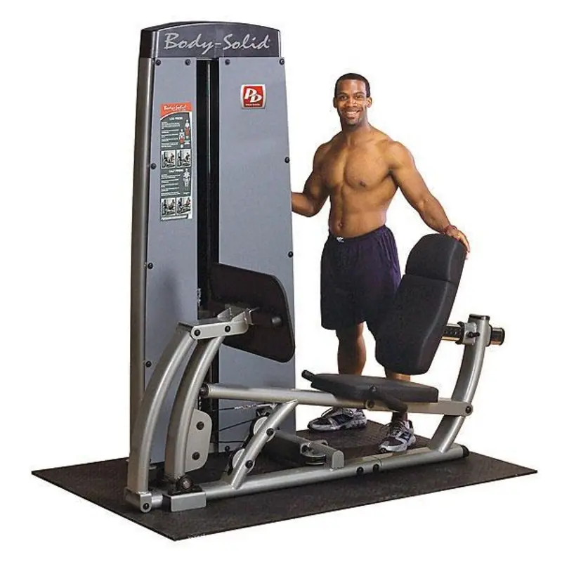 Body-Solid ProDual Leg Calf Press Machine with 210lb. Stack