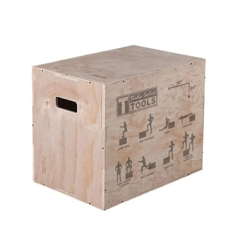 Body-Solid Tools 3-Way Wood Plyo Box
