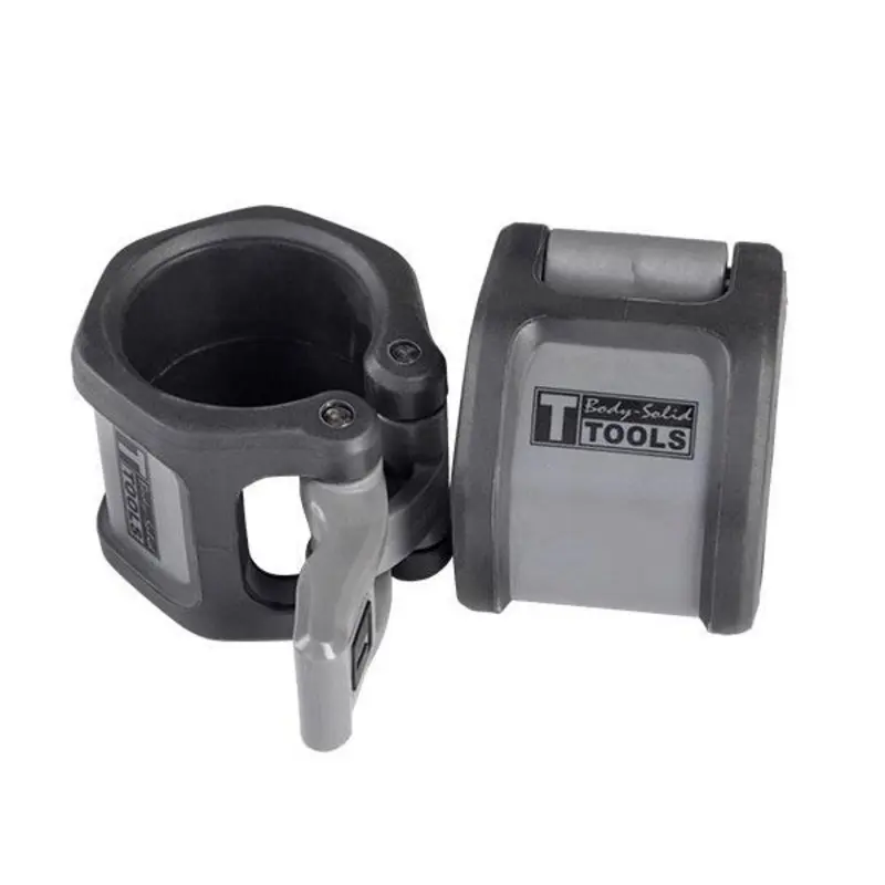 Body-Solid Tools Lock-Jaw Hex Barbell Collar Pair