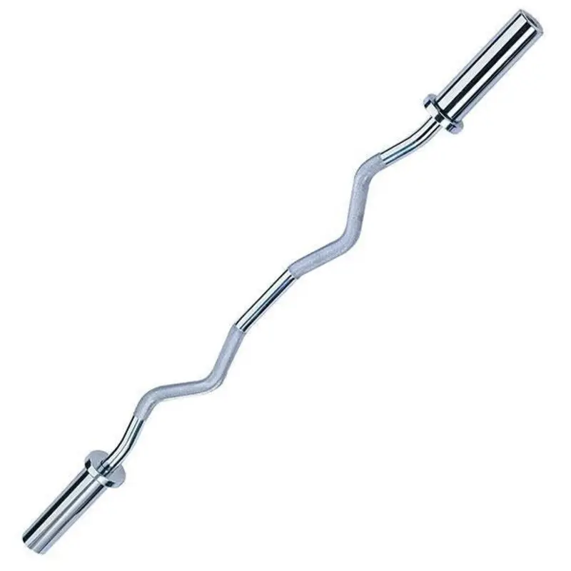 Body-Solid Olympic Curl Bar, Chrome