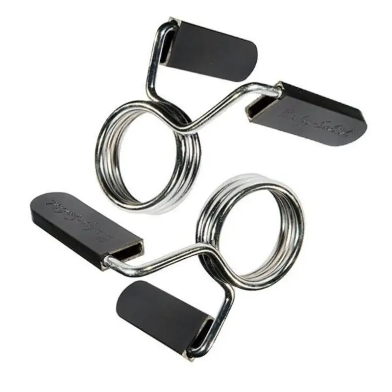 Olympic Barbell Spring Collar Pair