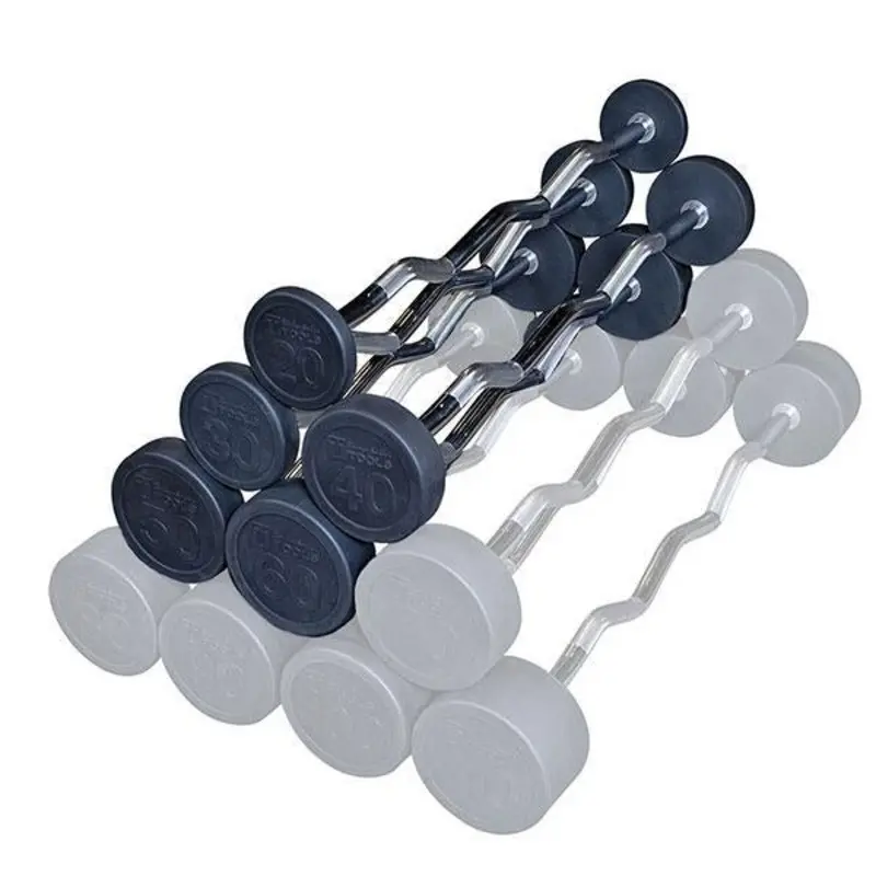 Body-Solid Fixed Weight EZ-Curl Barbell Set