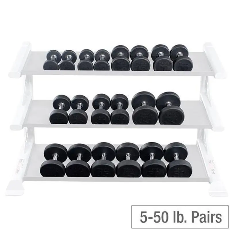 Premium Round Rubber Dumbbell Set