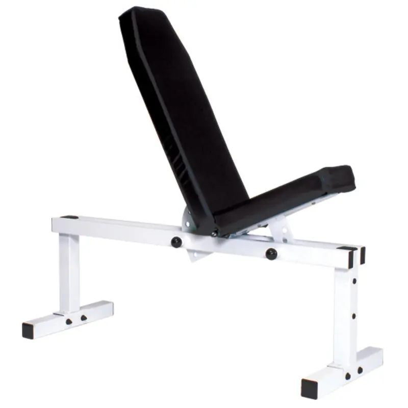 YORK Pro Series Bench, 305 White-Front Adjustable, Back Adjustable C/U