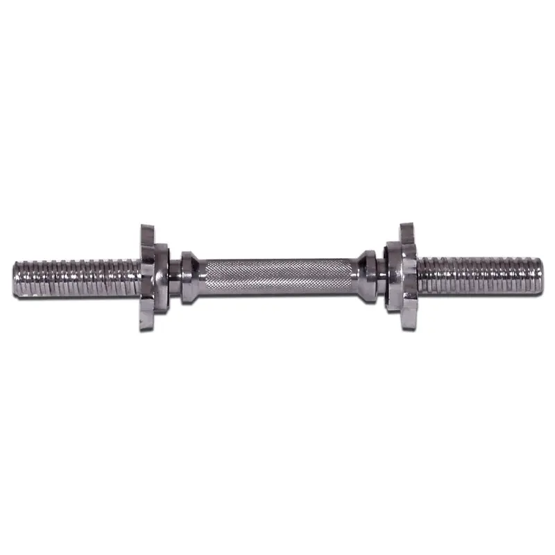 YORK Chrome 14 Spin-Lock Dumbbell Handle With Spin-Lock Collars