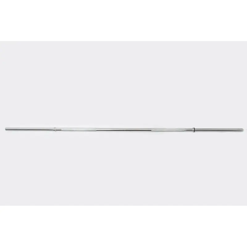 YORK Chrome Deluxe Weight Bar With Fixed Inner Collars
