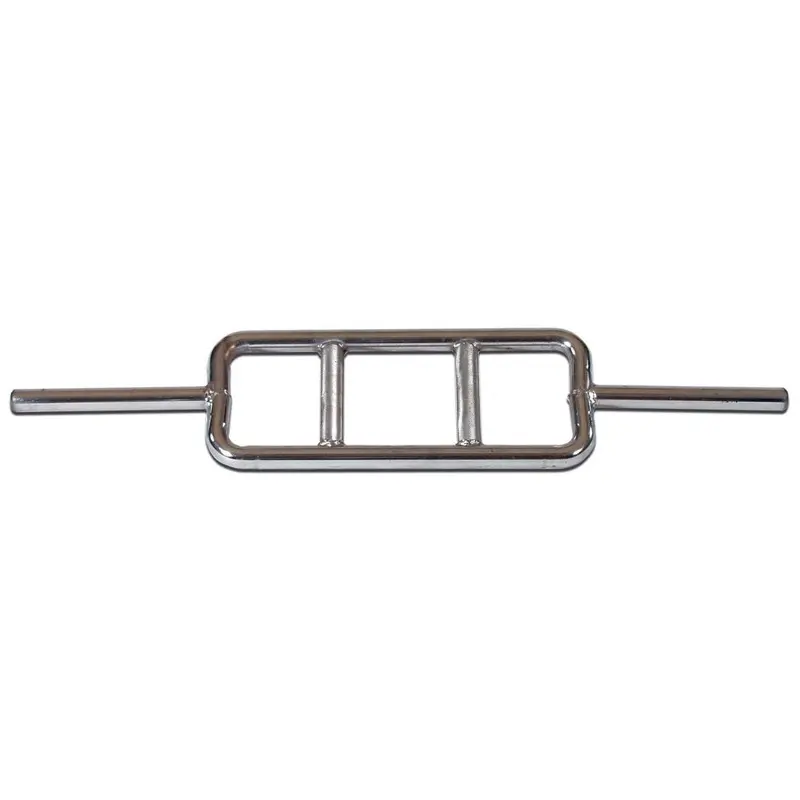 YORK Chrome Tricep Bar With Fixed Inner Collars
