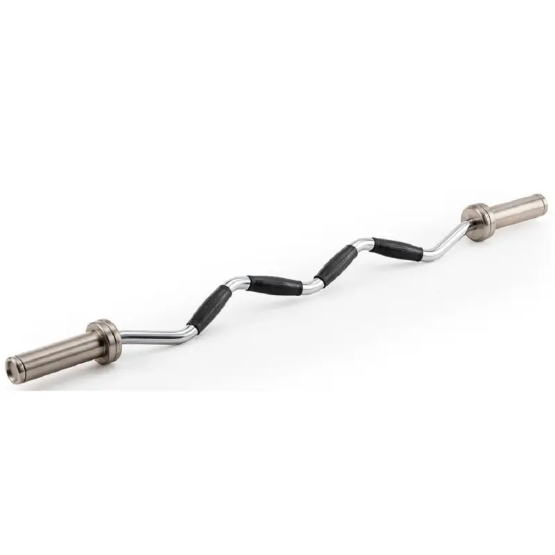 YORK International Curl Bar With Rubber Grips