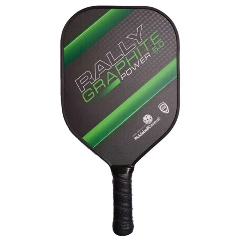 Rally Graphite Power 5.0 Pickleball Paddle - Green / Thin Grip