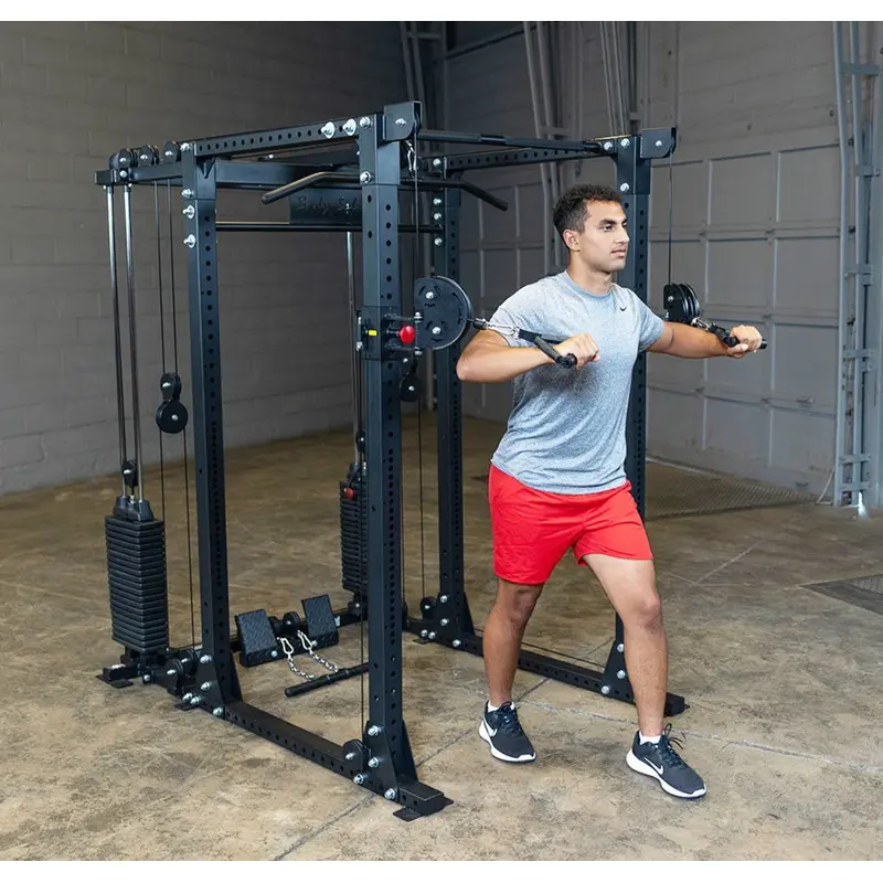 Body-Solid Functional Trainer Attachment with Weight Stacks
